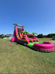 22' Dual Lane Magenta Breeze Water Slide IMG 5988 1750165227 22' Dual Lane Magenta Breeze Water Slide