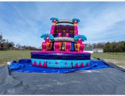 22' Dual Lane Teal Rippling Rush Water Slide IMG 6309 1751044315 22' Dual Lane Teal Rippling Rush Water Slide